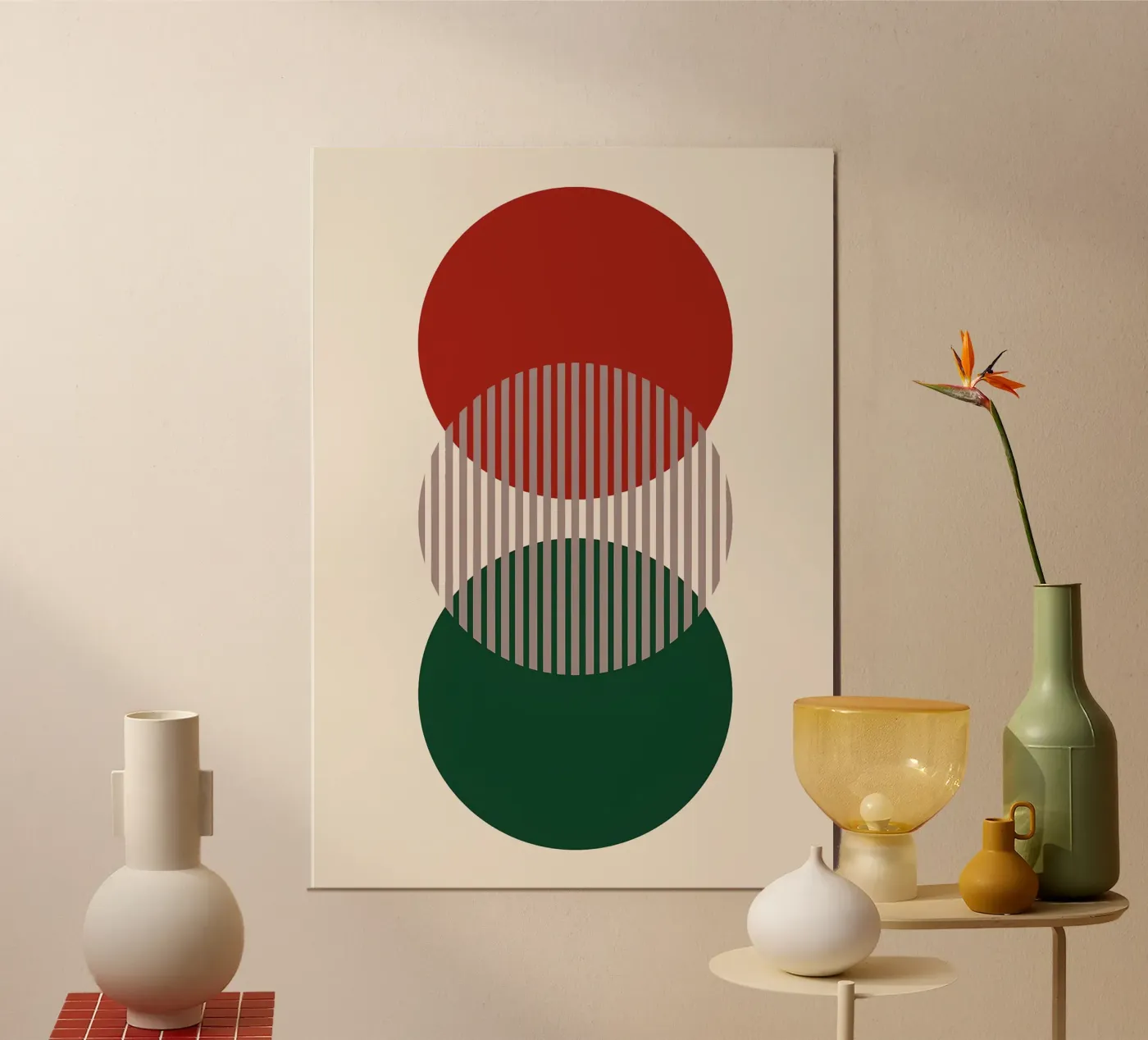 Interlocking Radial poster by David