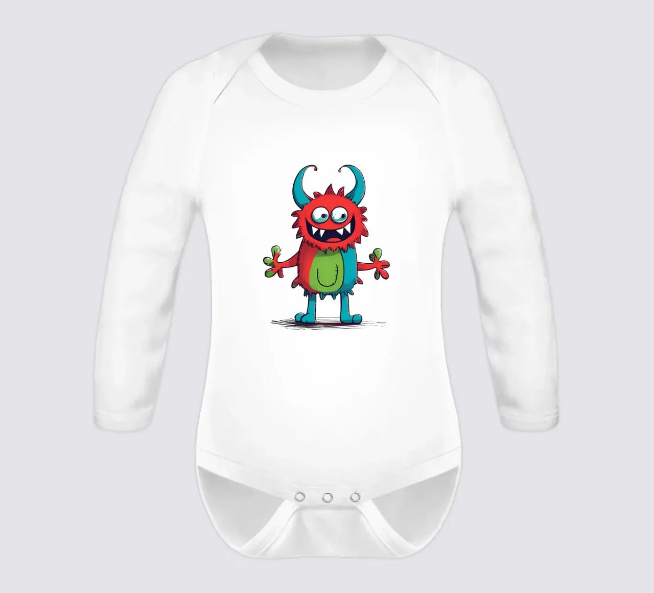 moumoun 2 long-sleeve baby romper by Rezh creations