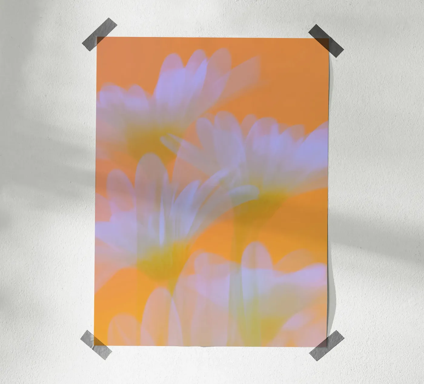 Sunny Flora Daisies Poster von Carinaprint