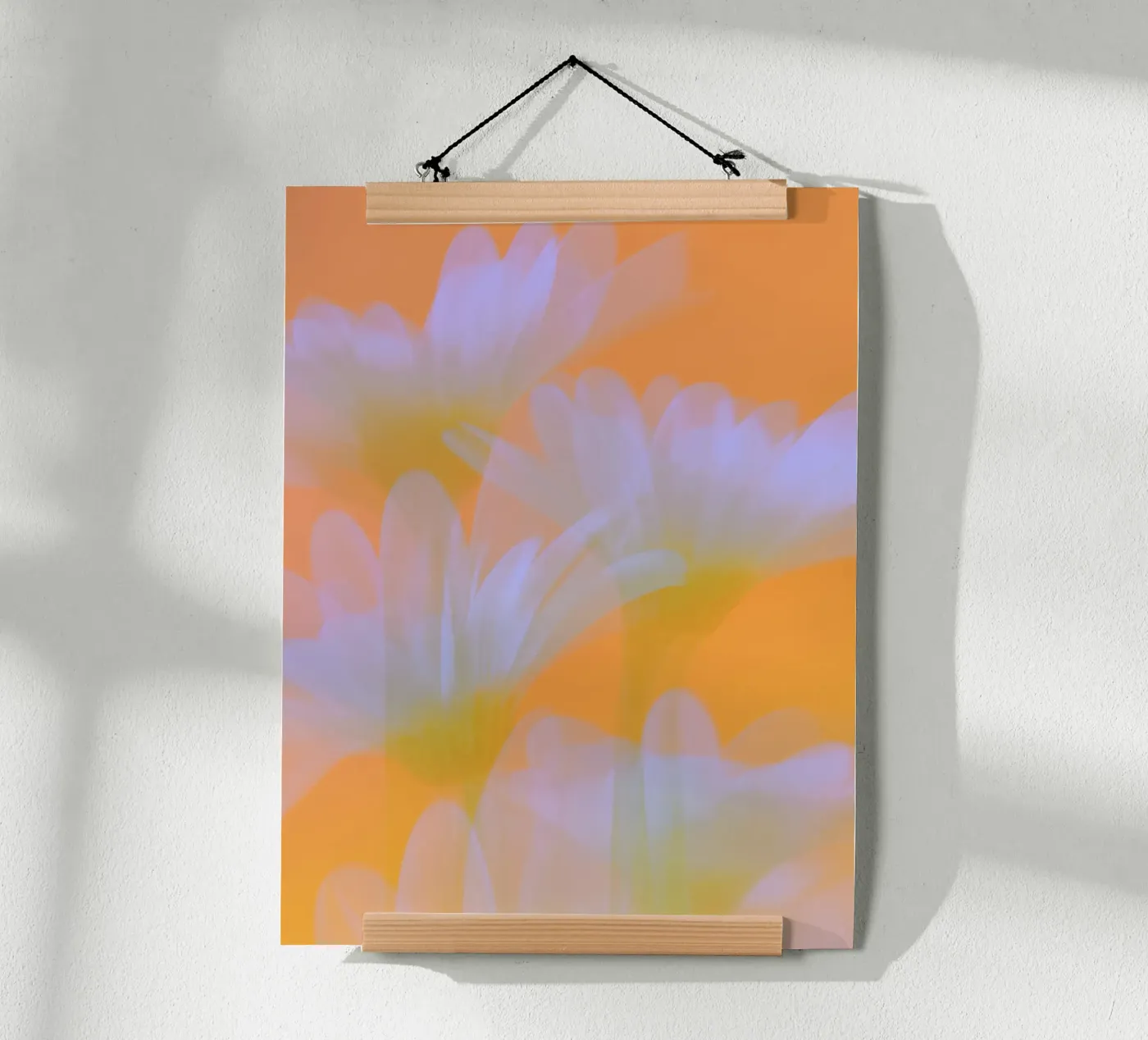 Sunny Flora Daisies Poster von Carinaprint