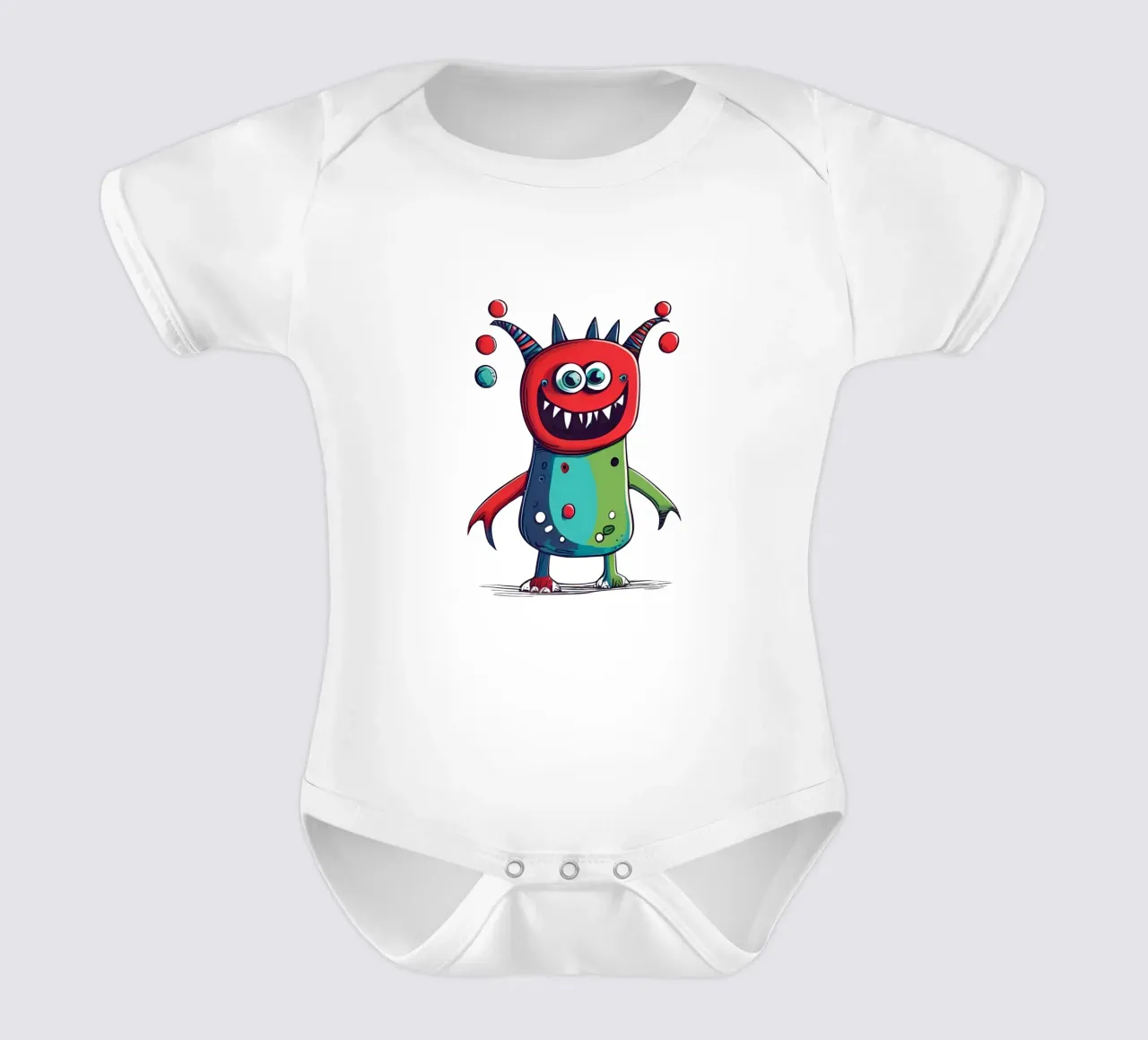 moumoun 3 body neonato maniche corte da Rezh creations