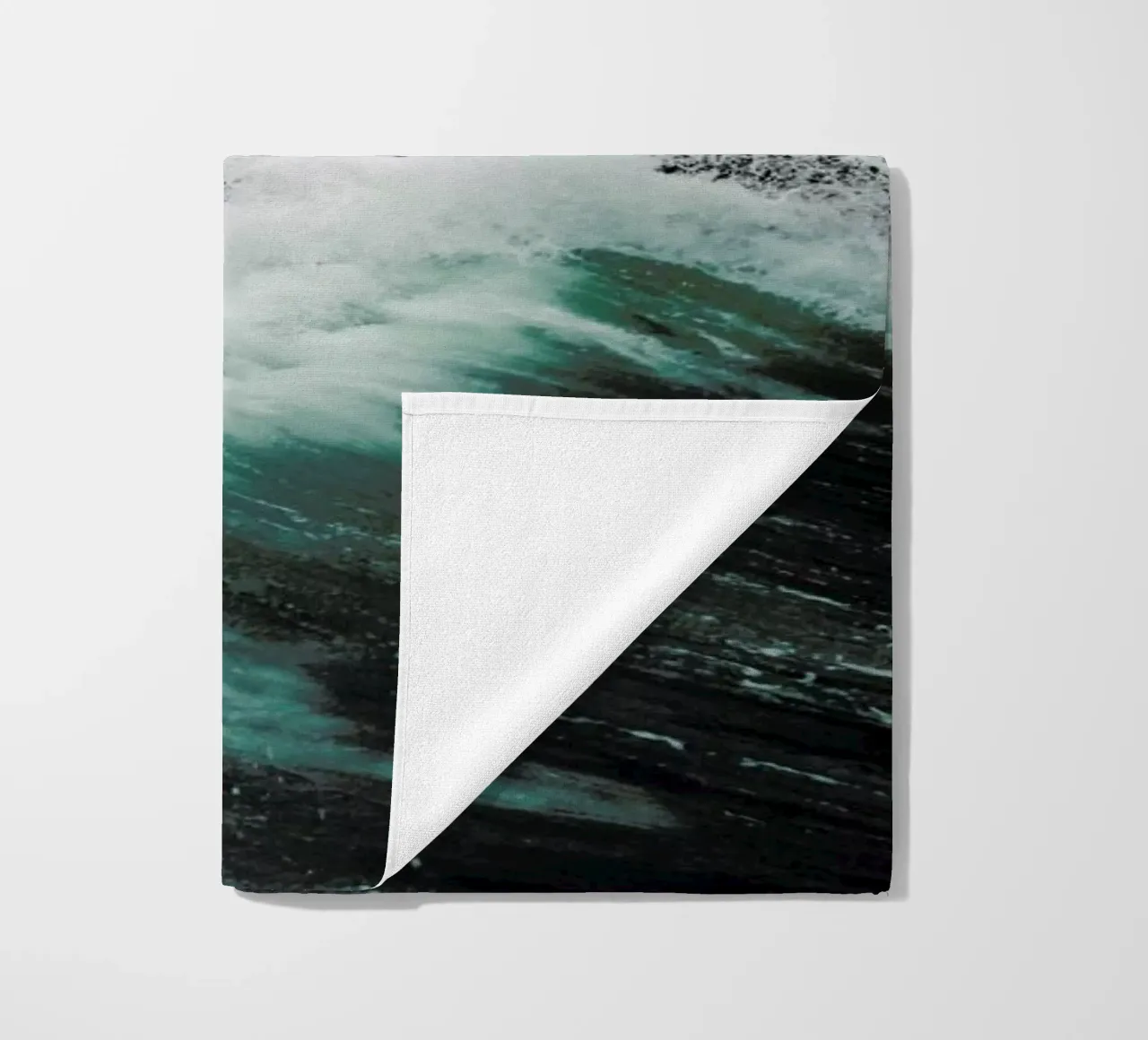 Montana Wave beach towel by Kevin Russ