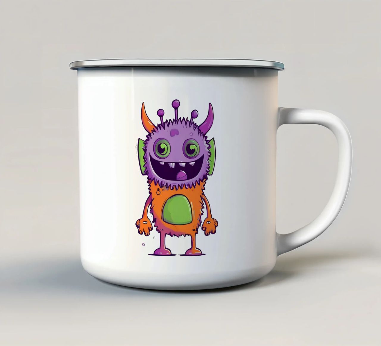 moumoun 4 tazza in smalto da Rezh creations