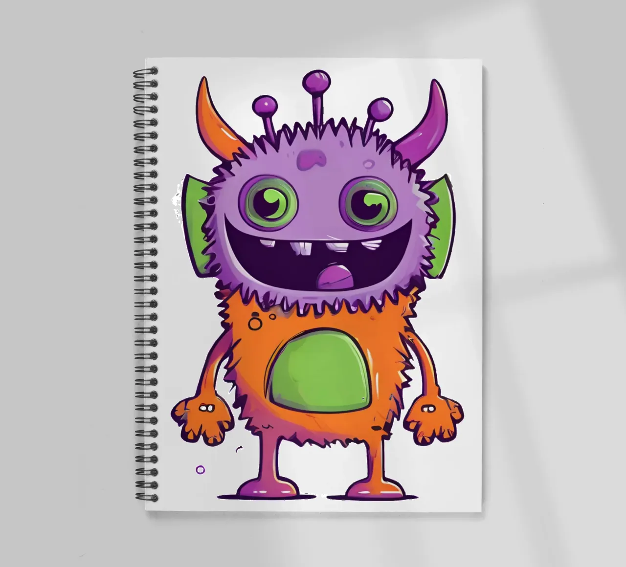 moumoun 4 spiral notebook by Rezh creations