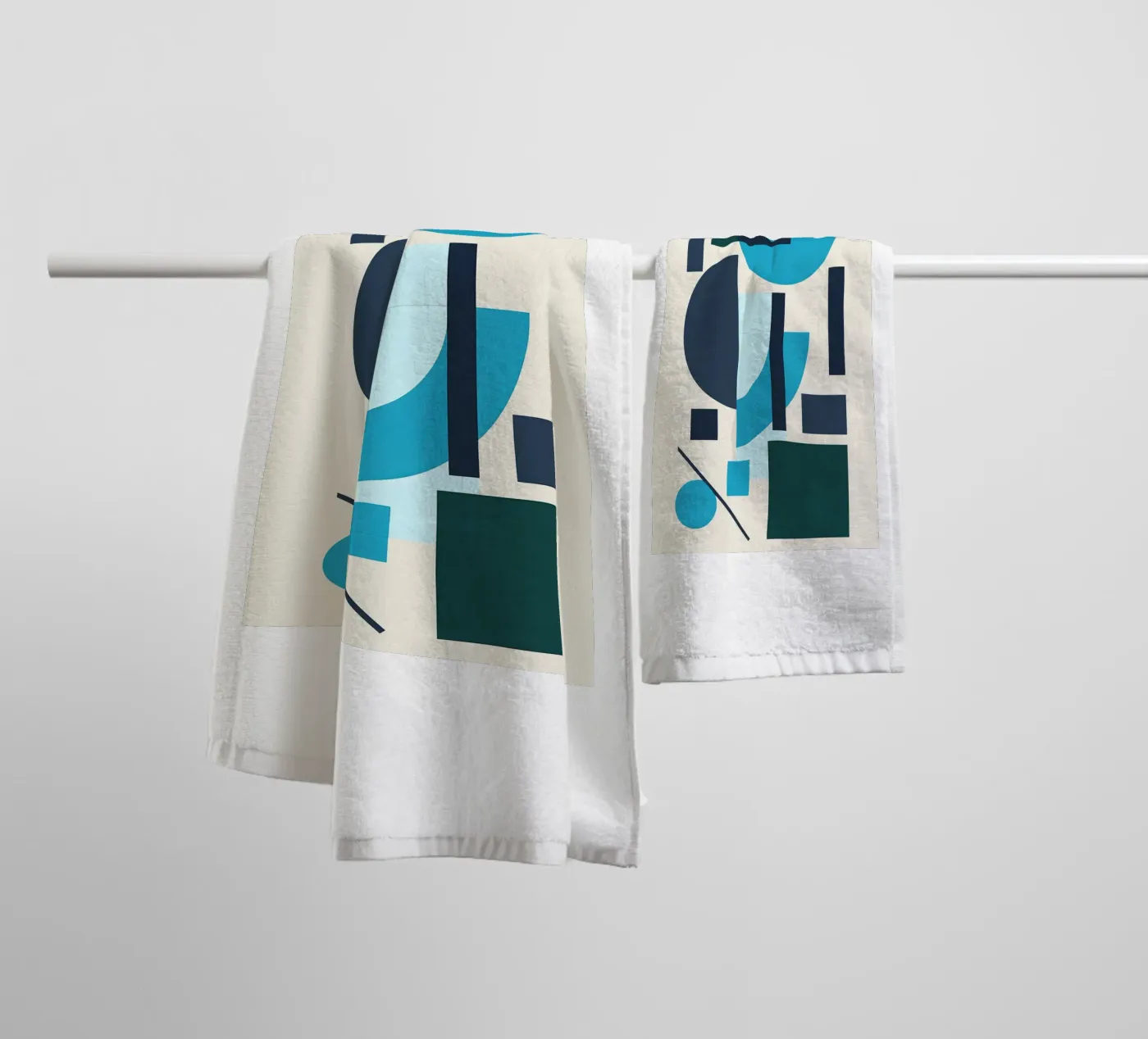 Oceanic Construct towel by Robert