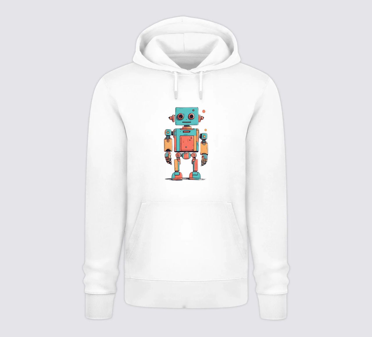 Ptit robot 1 felpa con cappuccio da Rezh creations