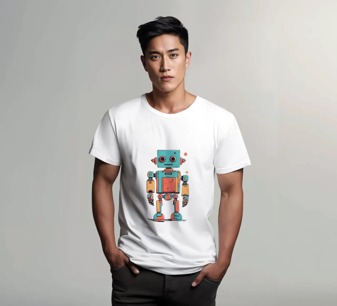 Ptit robot 1 t-shirt van Rezh creations
