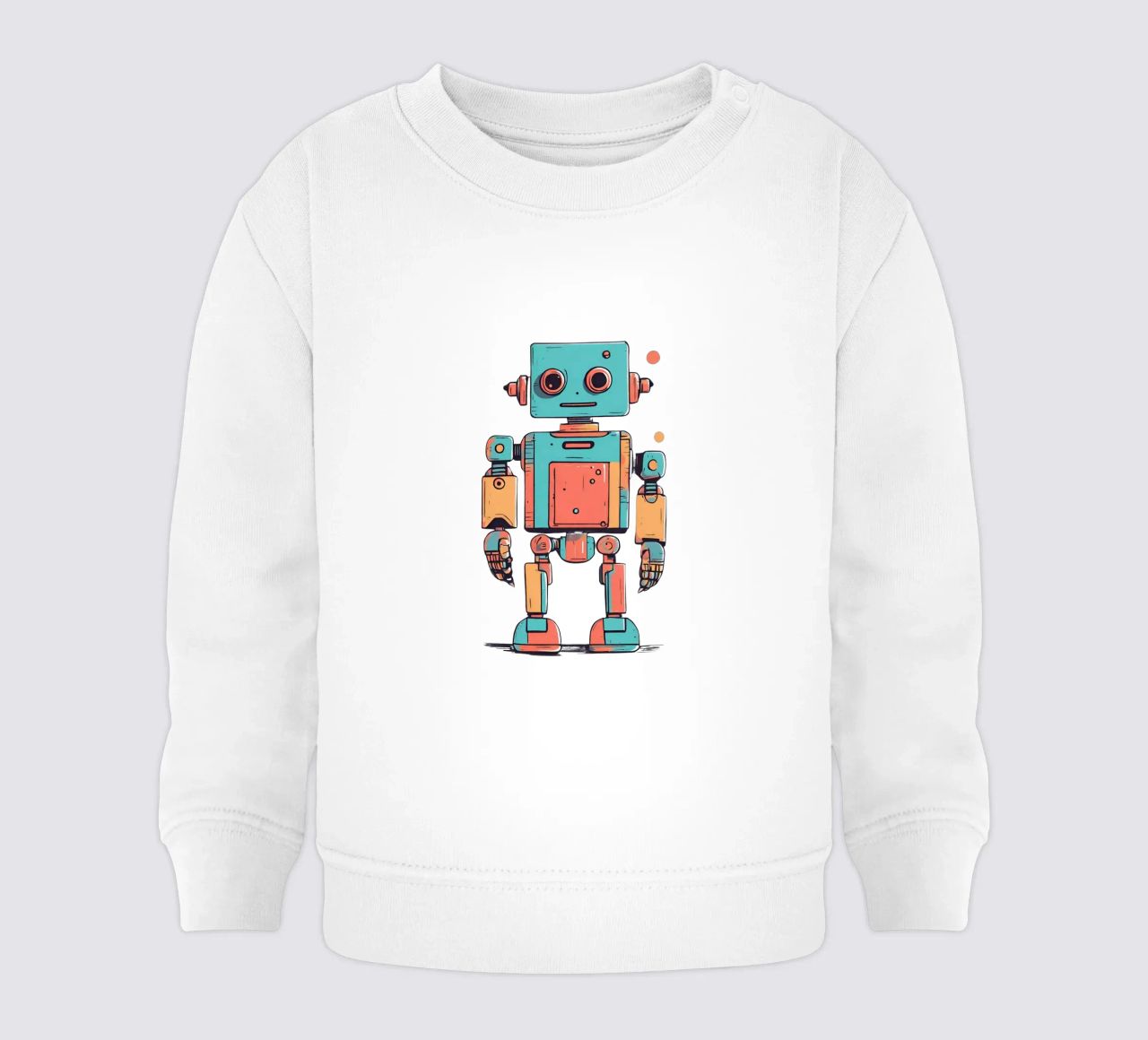 Ptit robot 1 felpa neonato da Rezh creations