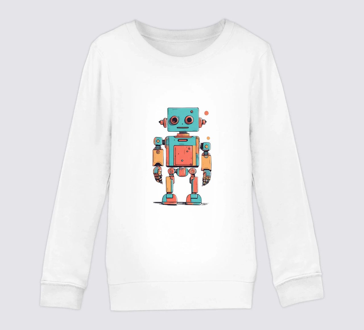 Ptit robot 1 felpa bambino da Rezh creations