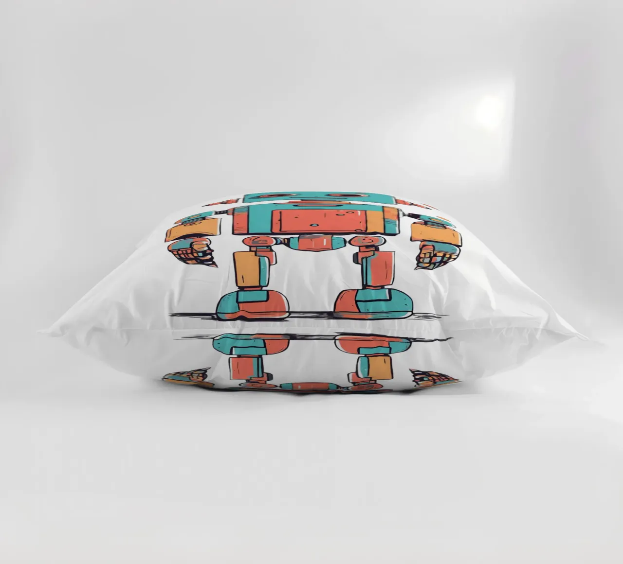 Ptit-Roboter 1 Kissen von Rezh creations