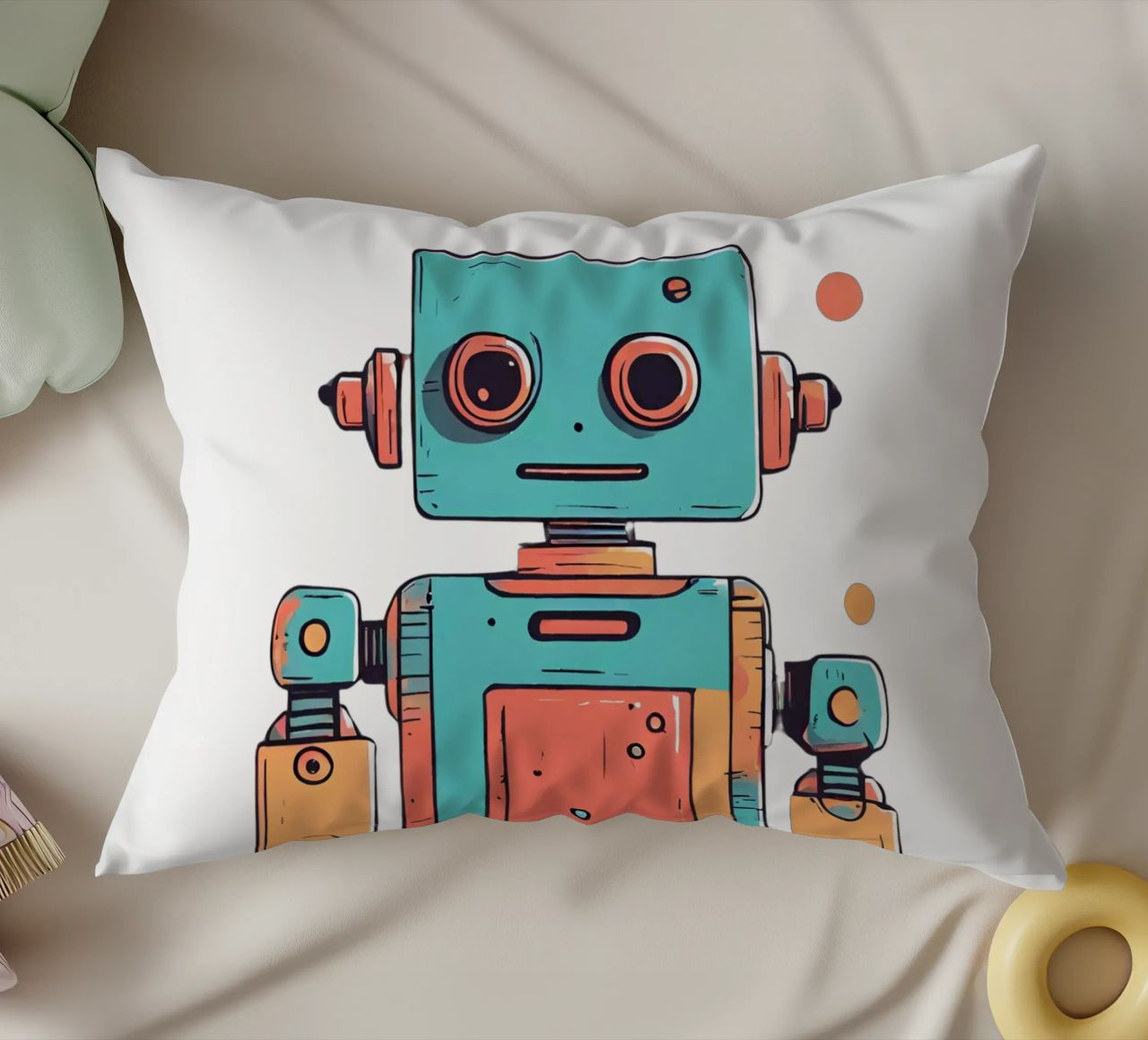 Ptit robot 1 cuscino da Rezh creations