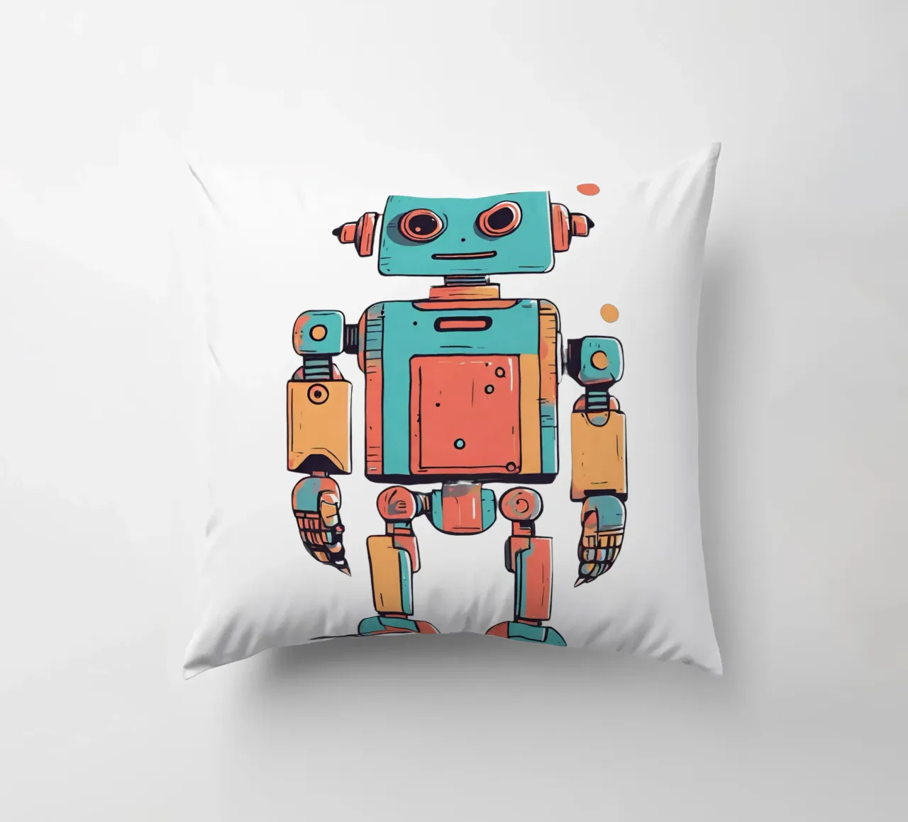 Ptit-Roboter 1 Kissen von Rezh creations