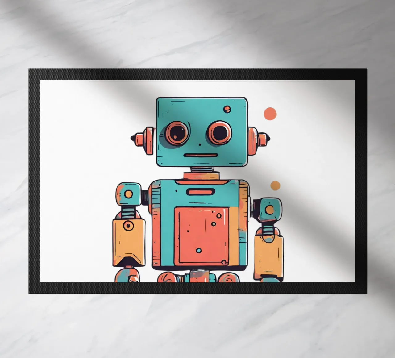 Ptit-Roboter 1 Fußmatte von Rezh creations