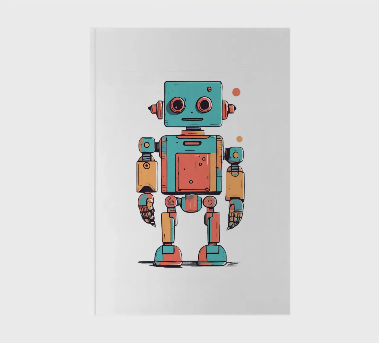 Ptit-Roboter 1 Notizbuch von Rezh creations