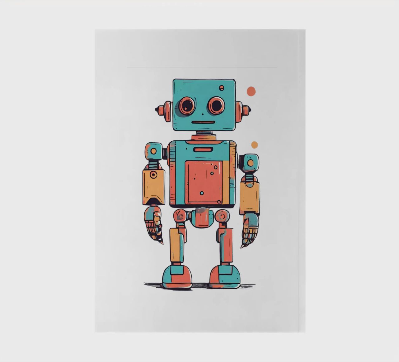 Ptit robot 1 notebook by Rezh creations