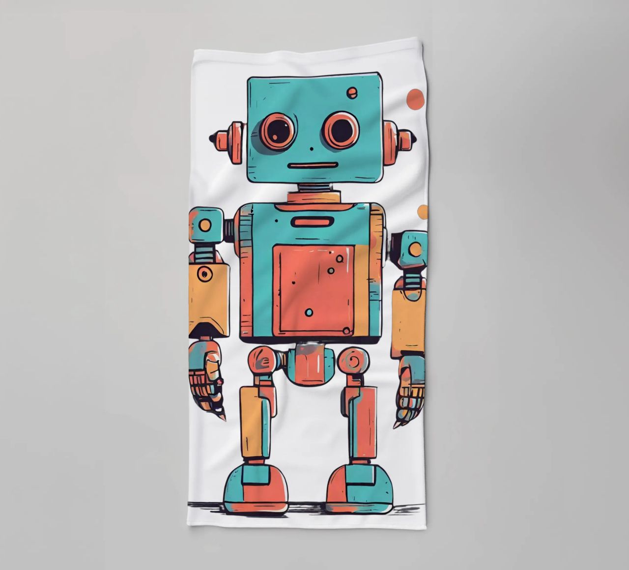 Ptit robot 1 asciugamano da bagno da Rezh creations