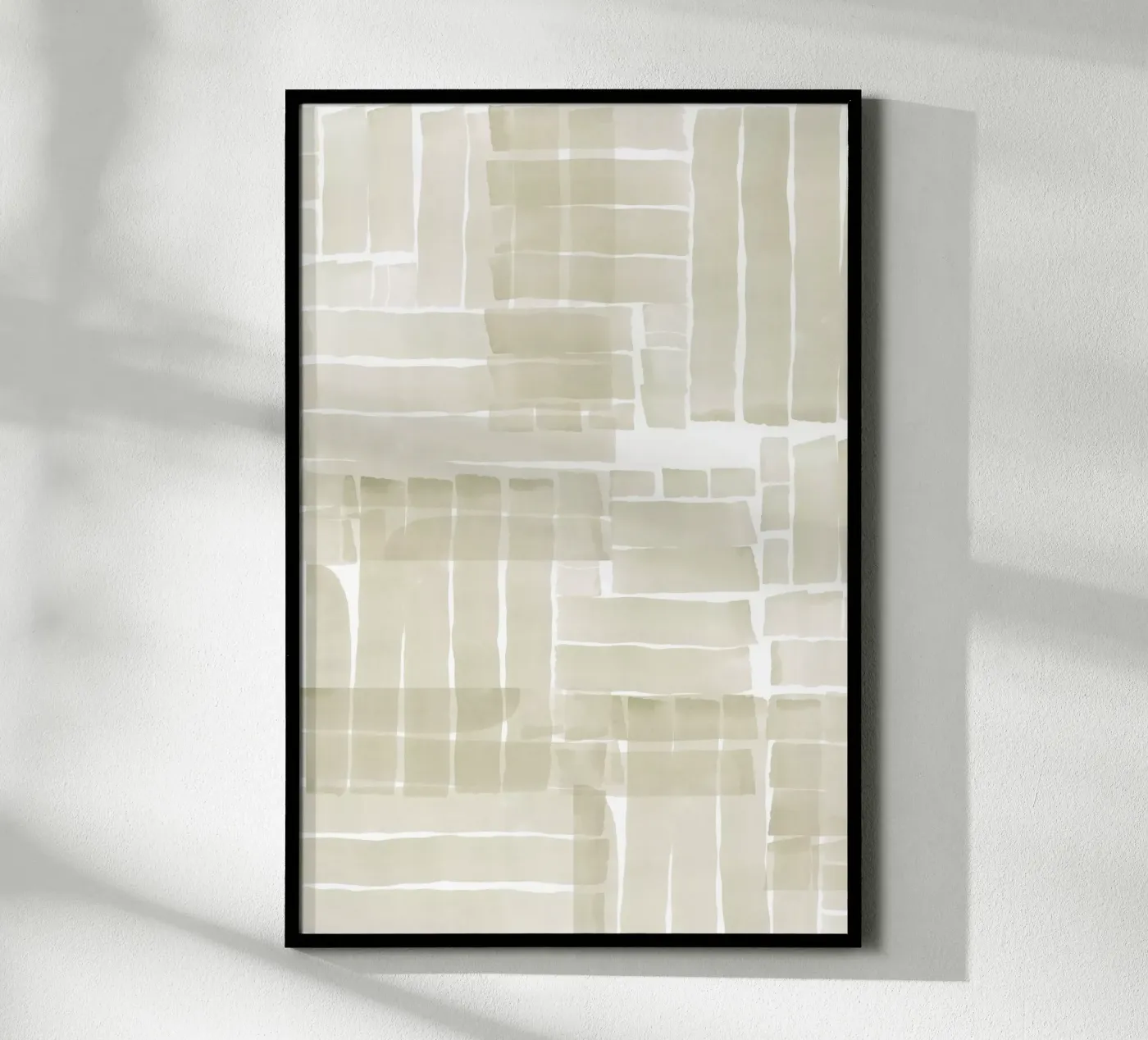 Neutral Tangle Grid I poster by Cartissi