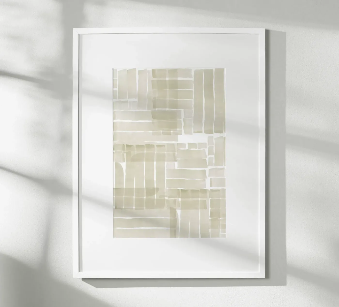 Neutral Tangle Grid I poster by Cartissi