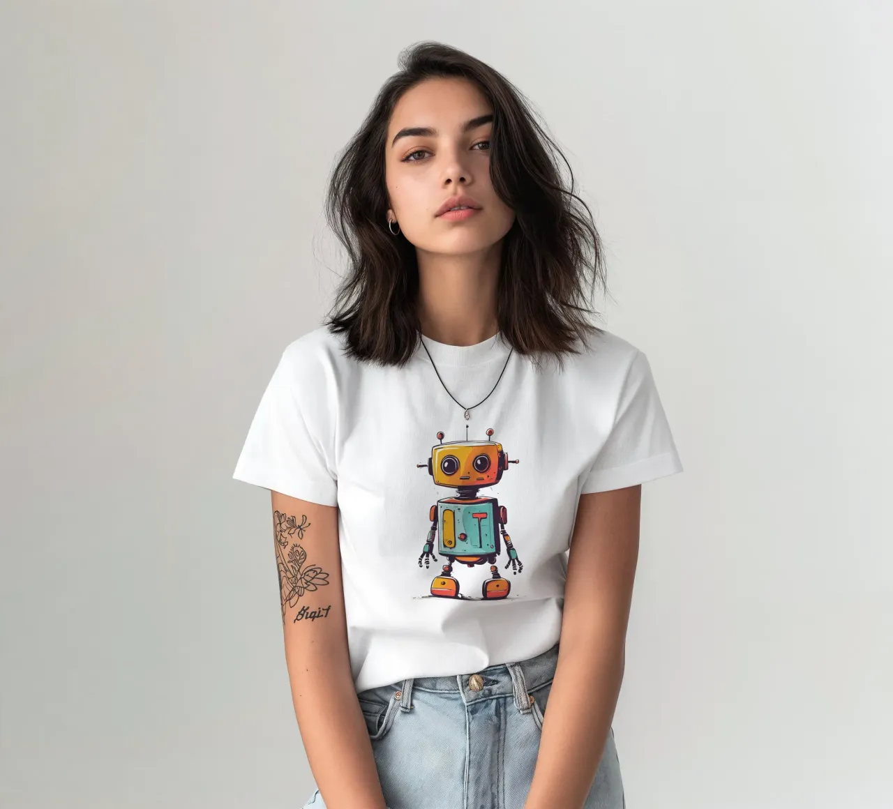 Ptit robot 2 t-shirt van Rezh creations
