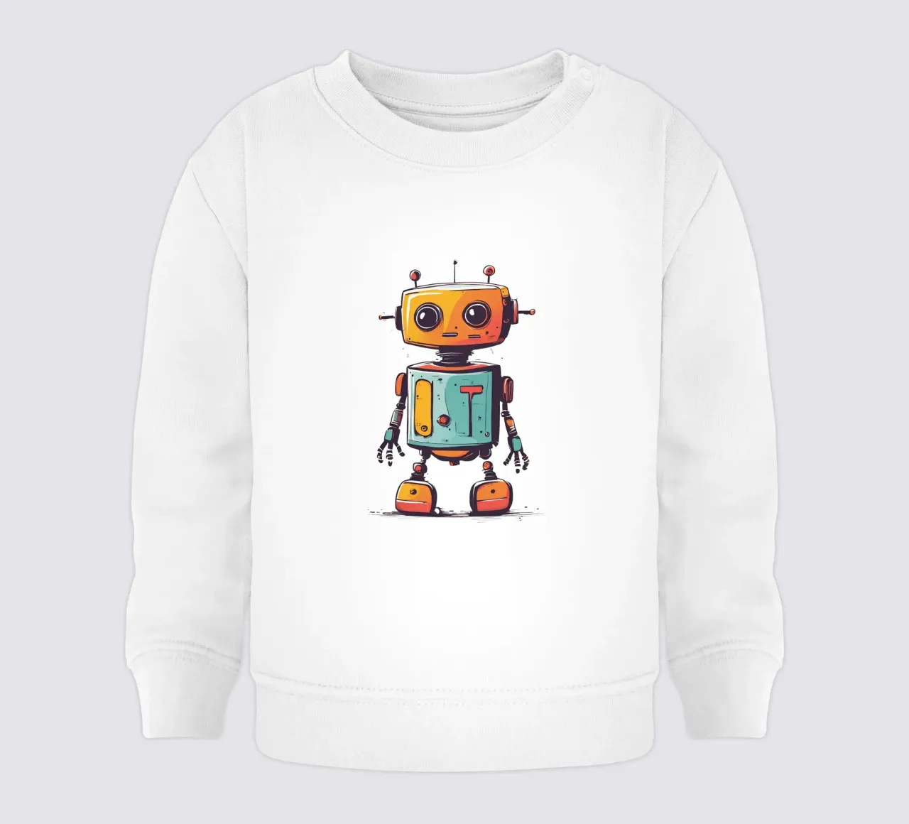Ptit robot 2 sweat pour bébé de Rezh creations