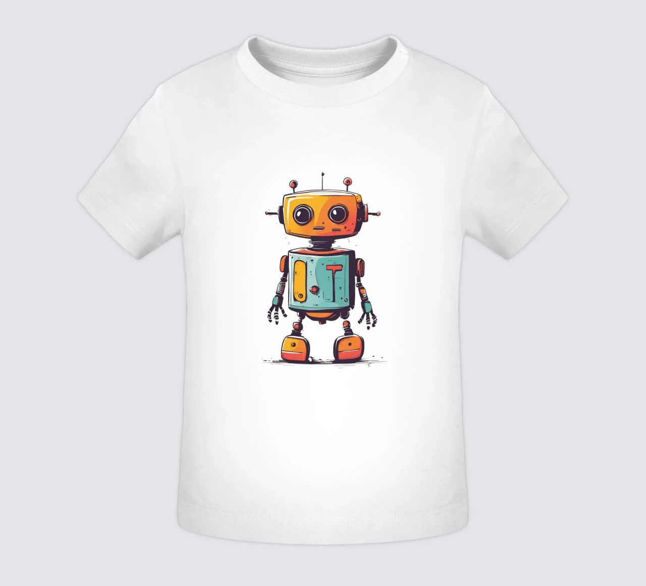 Ptit robot 2 maglietta neonato da Rezh creations