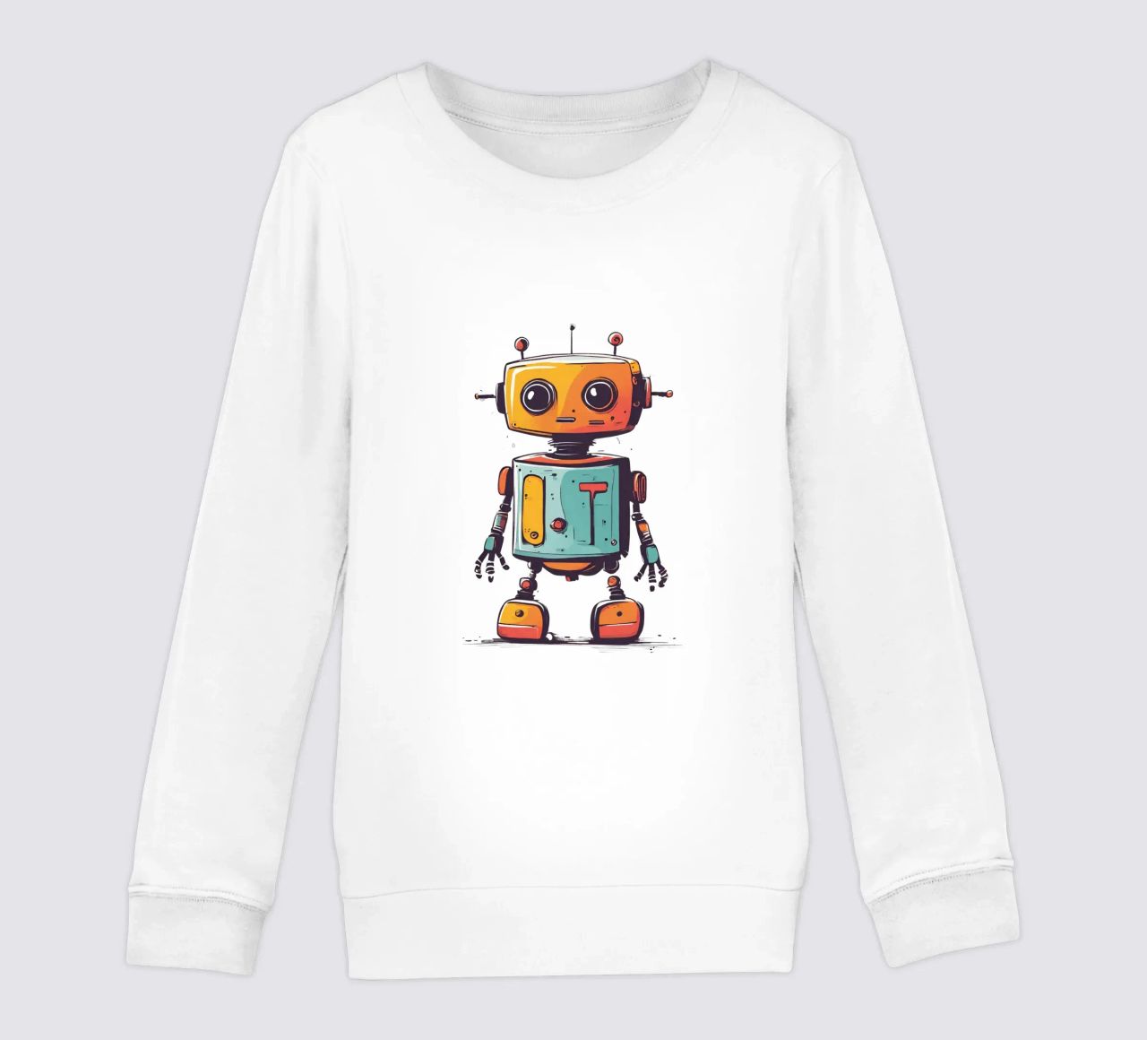 Ptit robot 2 felpa bambino da Rezh creations