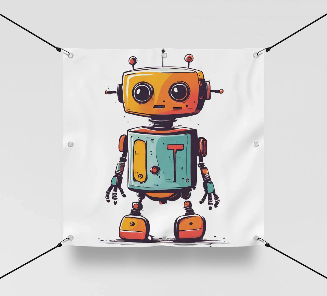 Ptit robot 2 telo in pvc da Rezh creations