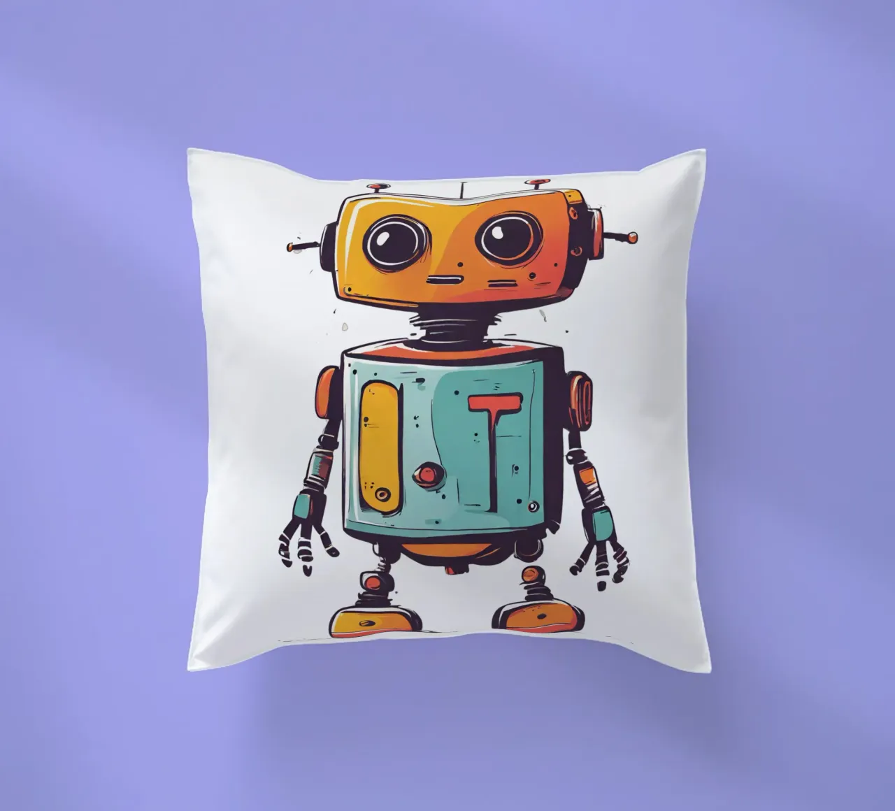 Ptit-Roboter 2 Kissen von Rezh creations