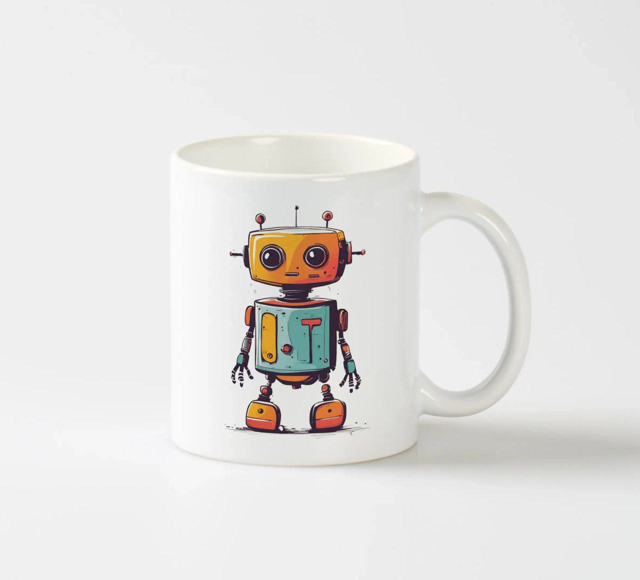 Ptit robot 2 tazza in ceramica da Rezh creations