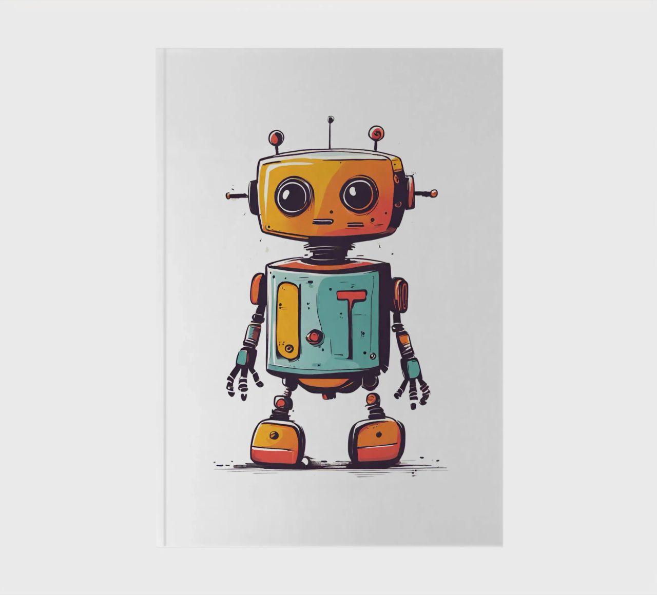Ptit robot 2 notebook by Rezh creations