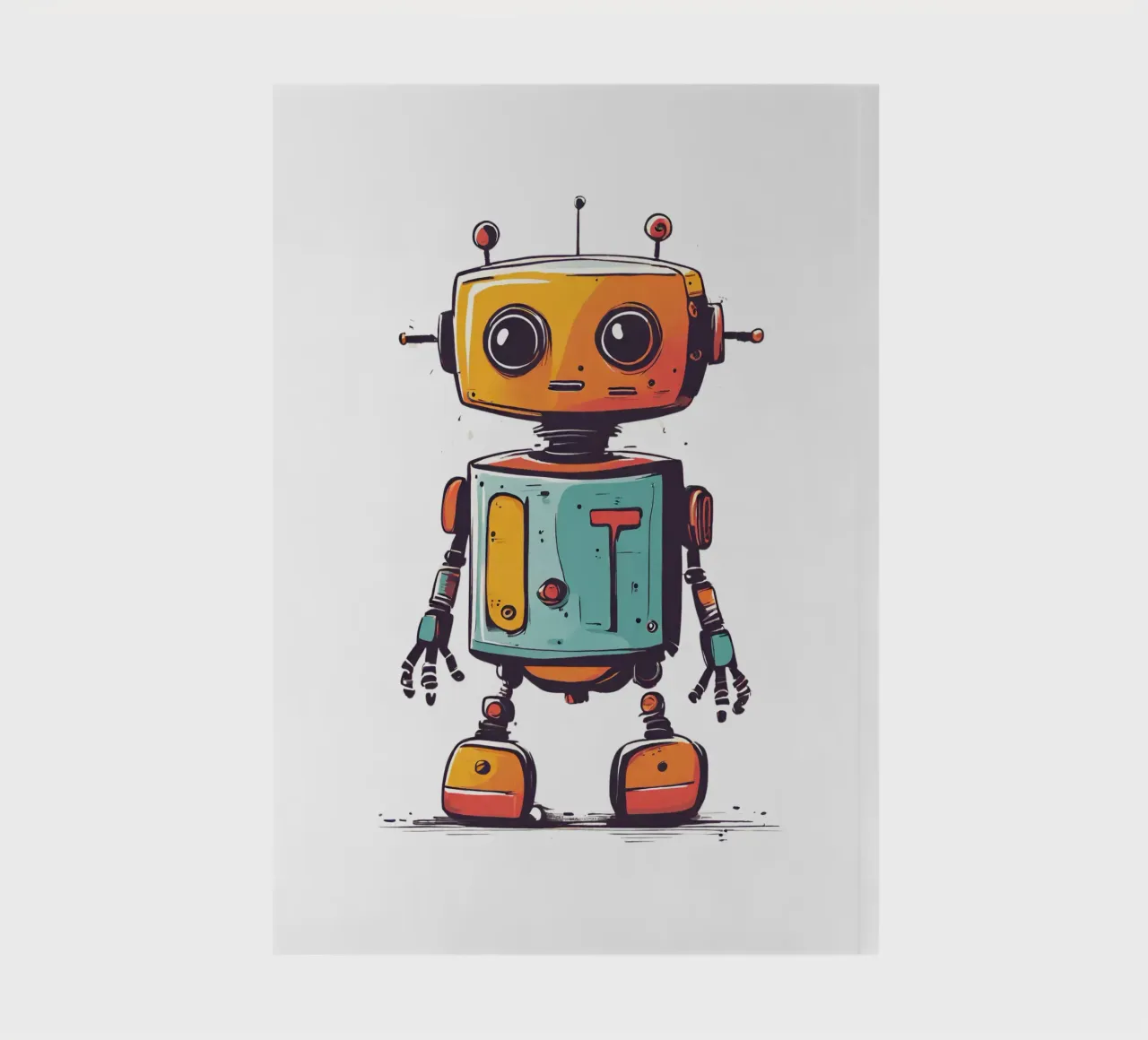 Ptit-Roboter 2 Notizbuch von Rezh creations