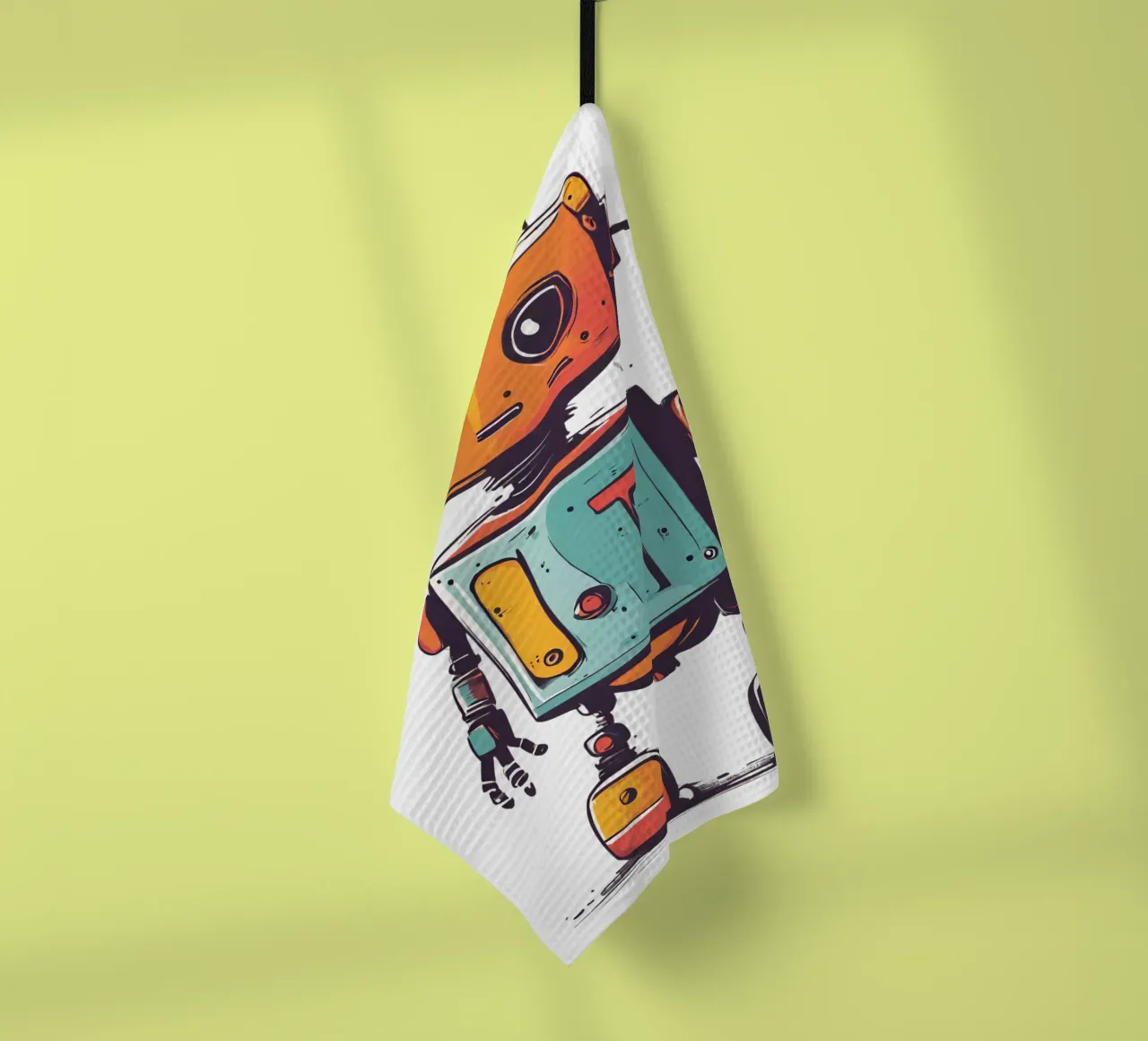 Ptit robot 2 torchon de Rezh creations