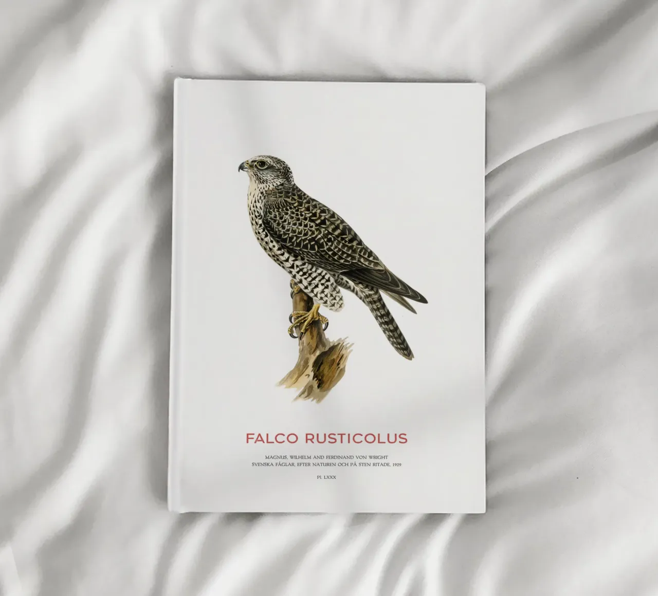 Gyrfalcon or Falco rusticolus notebook by Vintagrafica