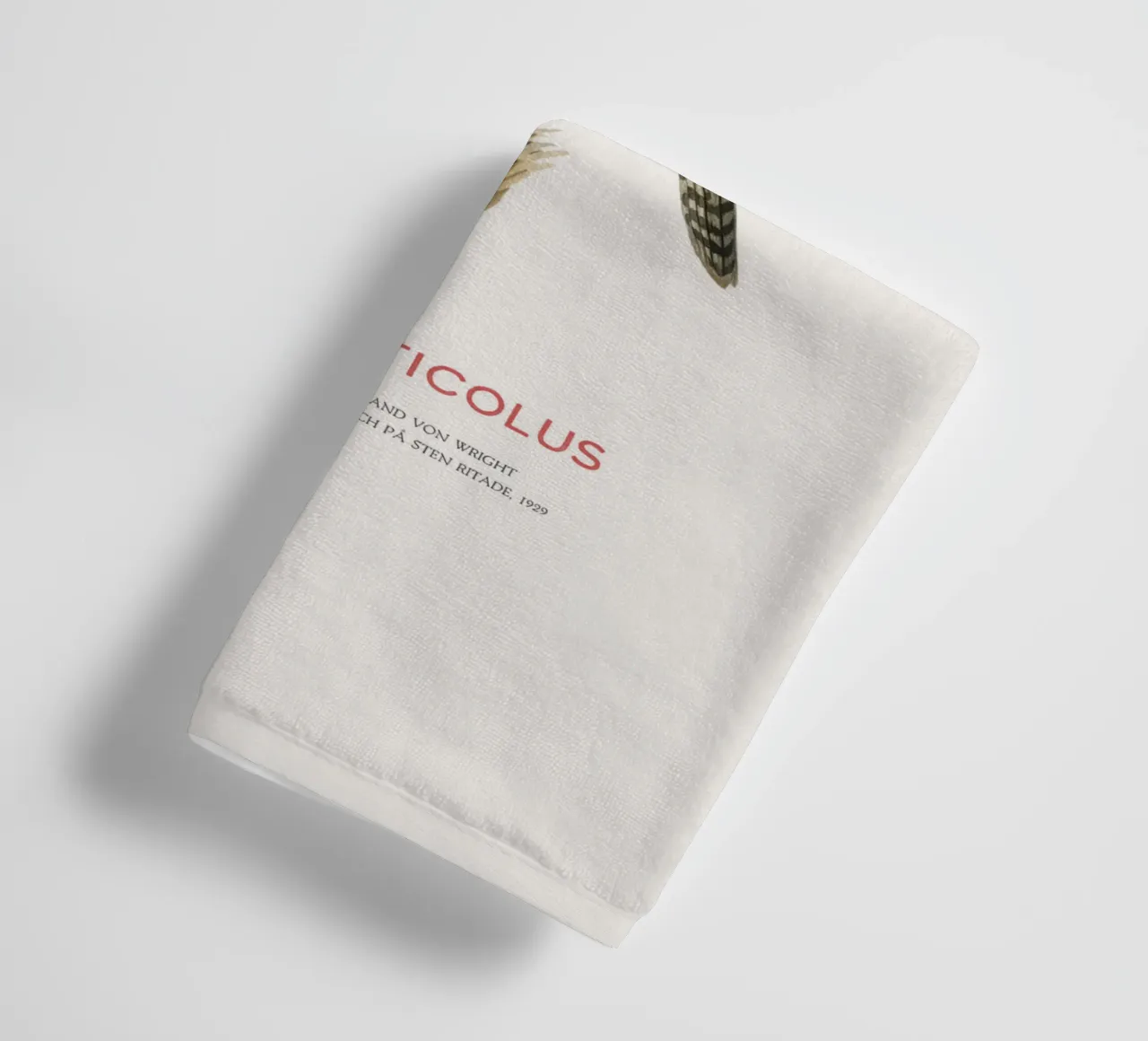 Gyrfalcon or Falco rusticolus asciugamano da bagno da Vintagrafica