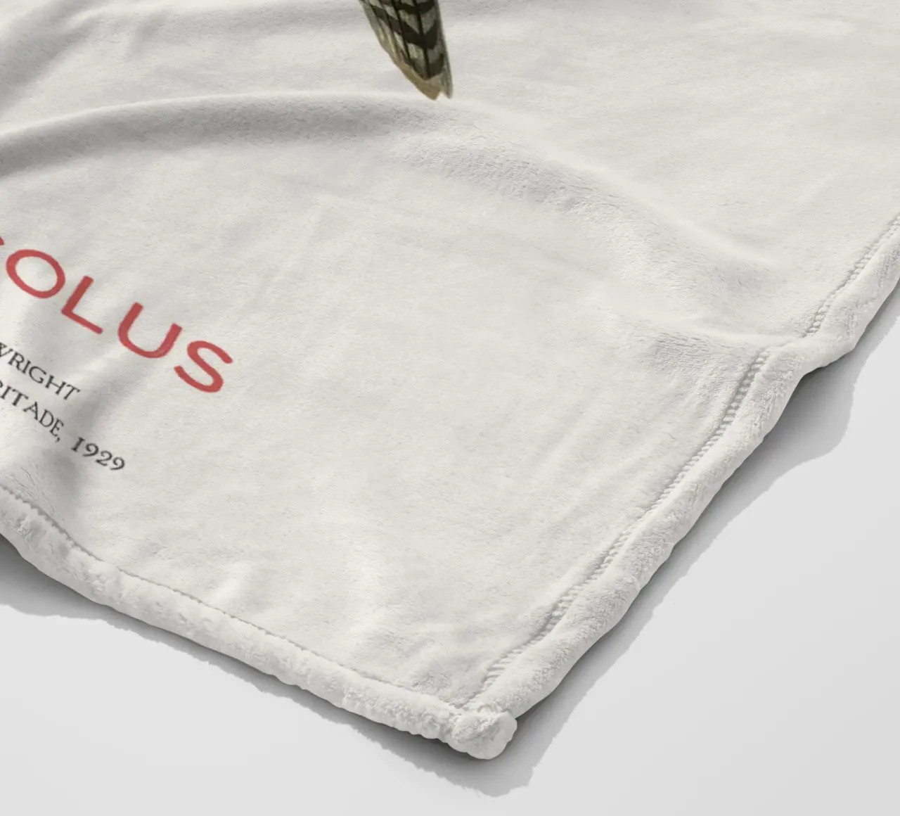 Gyrfalcon or Falco rusticolus coperta in pile da Vintagrafica