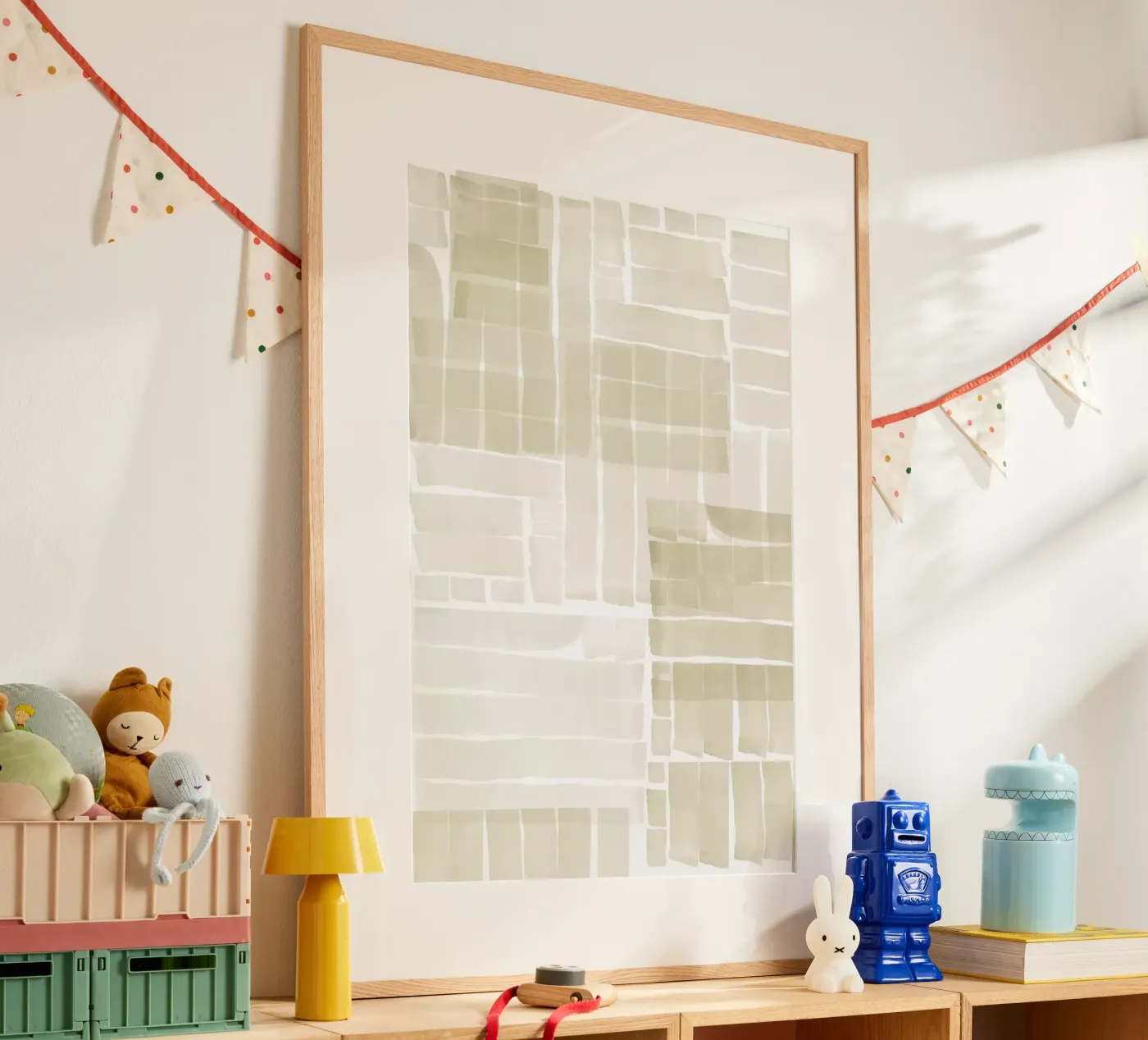 Neutral Tangle Grid II poster by Cartissi