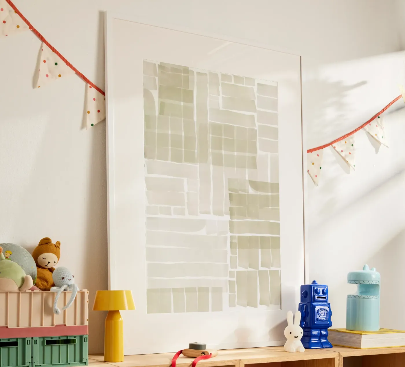 Neutral Tangle Grid II poster by Cartissi