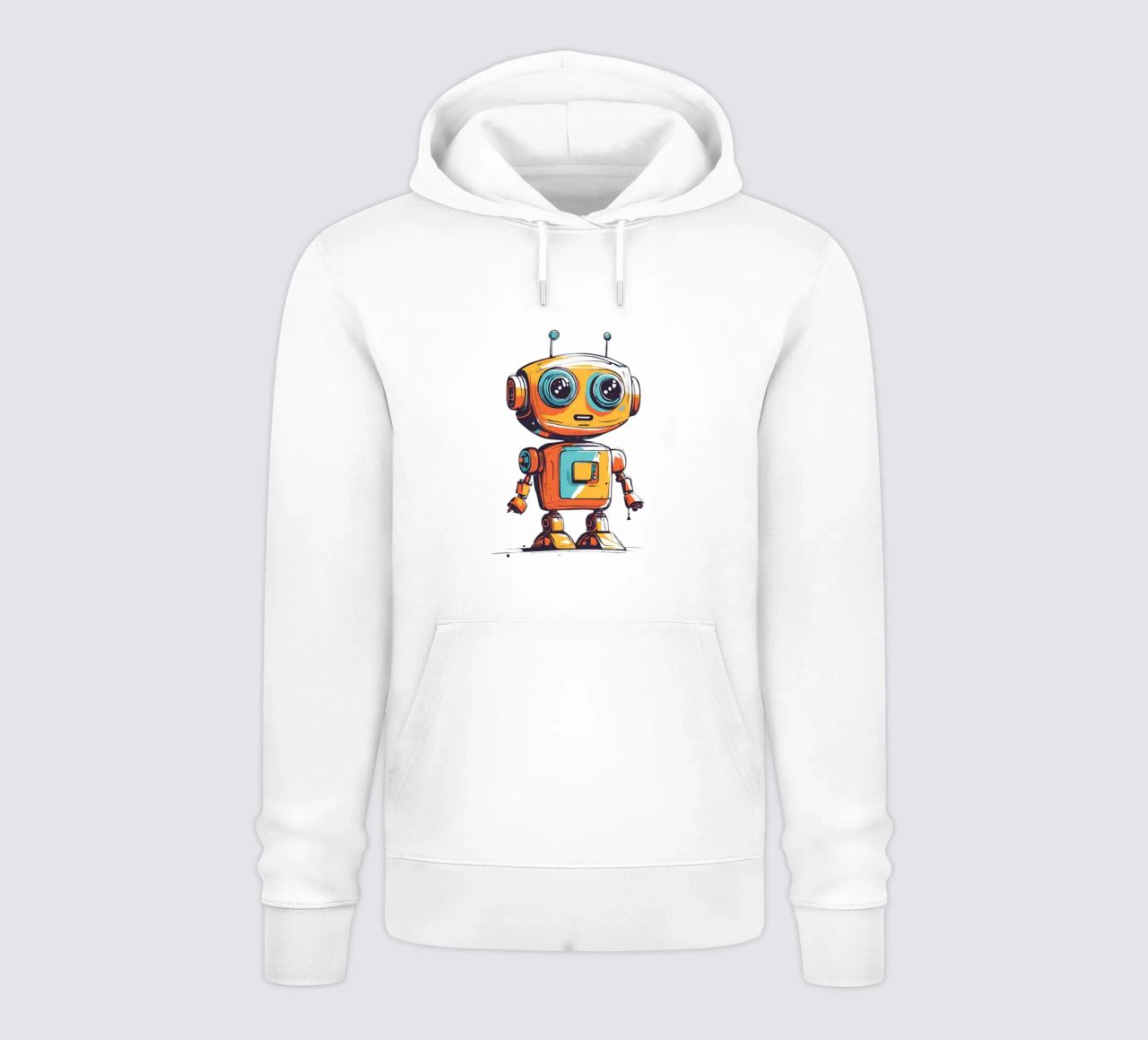 Ptit robot 3 felpa con cappuccio da Rezh creations