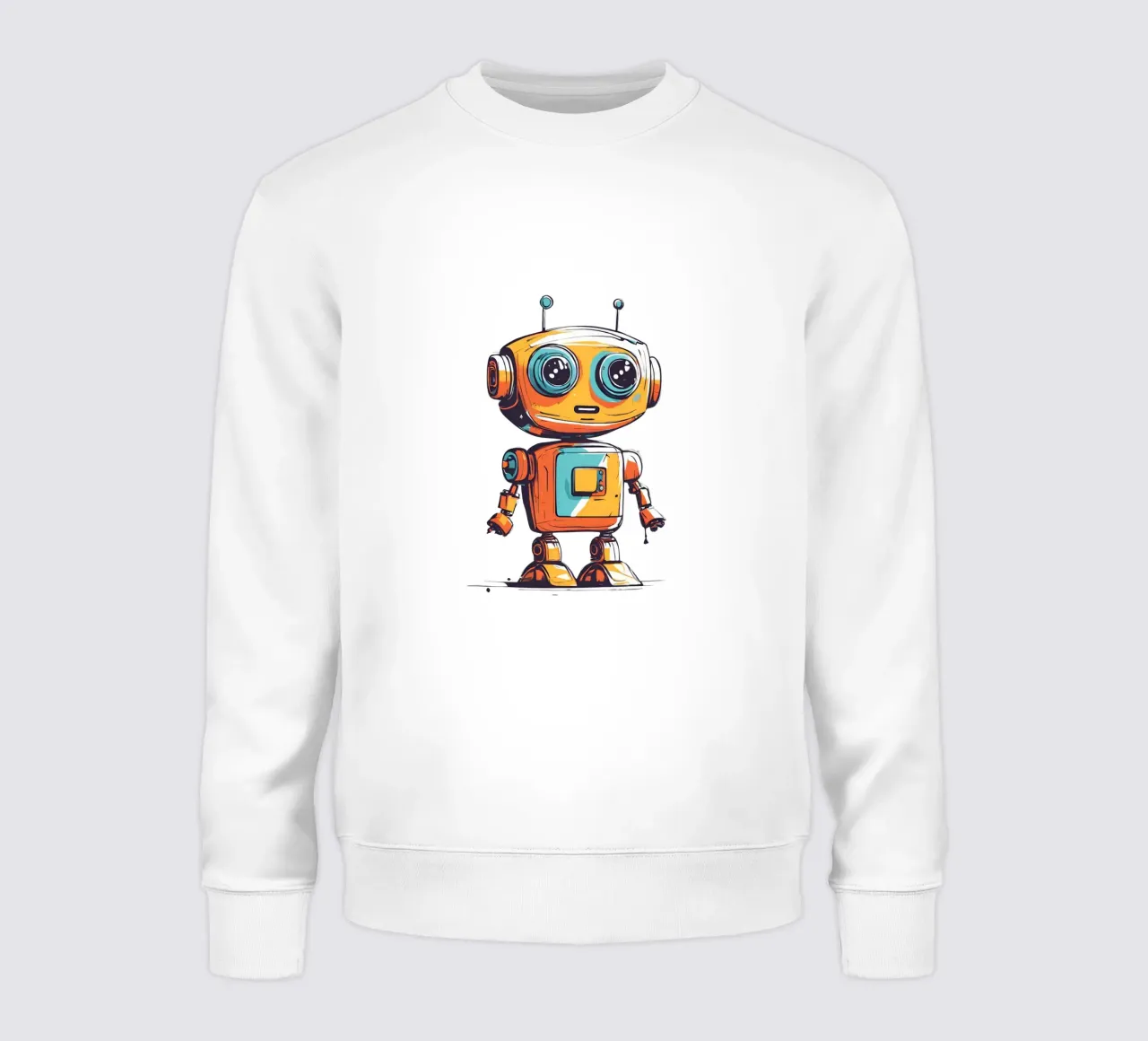 Ptit robot 3 sweatshirt van Rezh creations