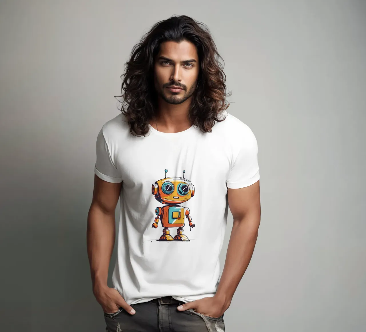 Ptit robot 3 t-shirt van Rezh creations