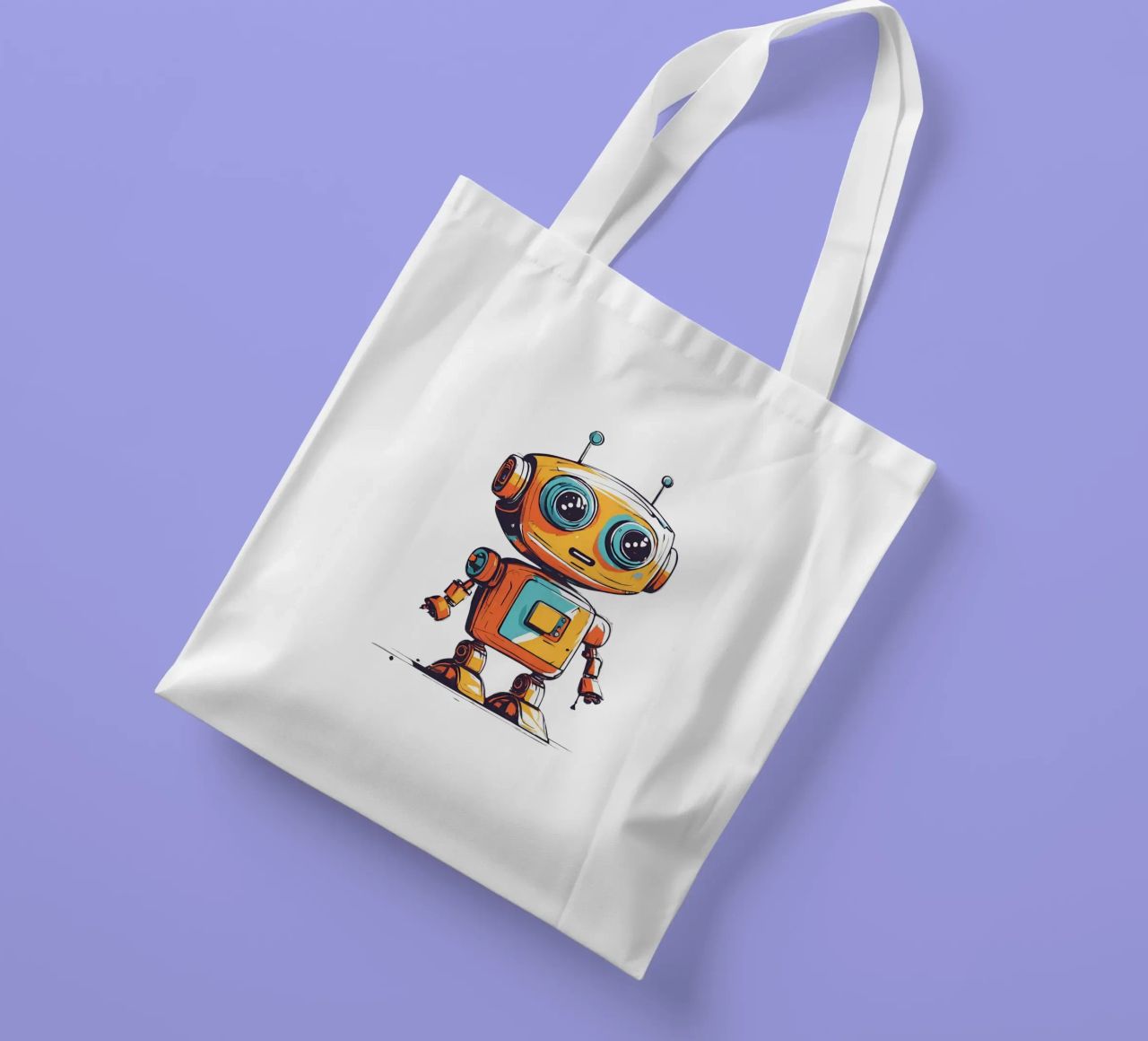 Ptit robot 3 borsa in juta da Rezh creations