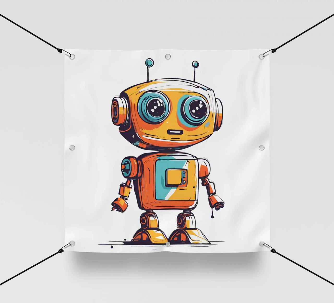 Ptit robot 3 telo in pvc da Rezh creations