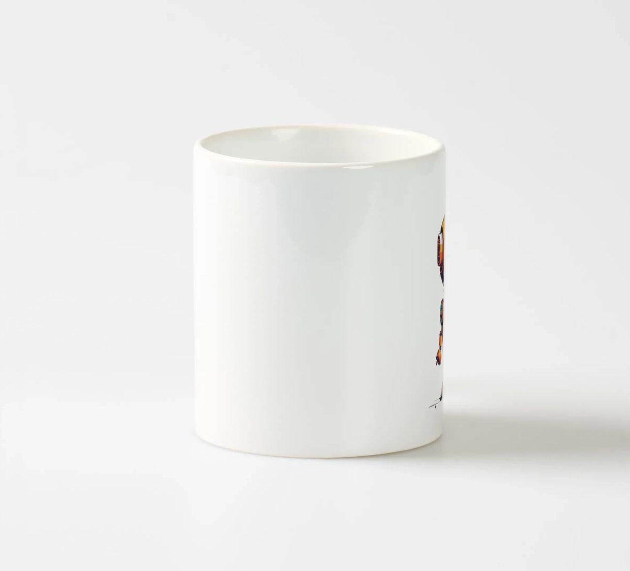 Ptit robot 3 tazza in ceramica da Rezh creations