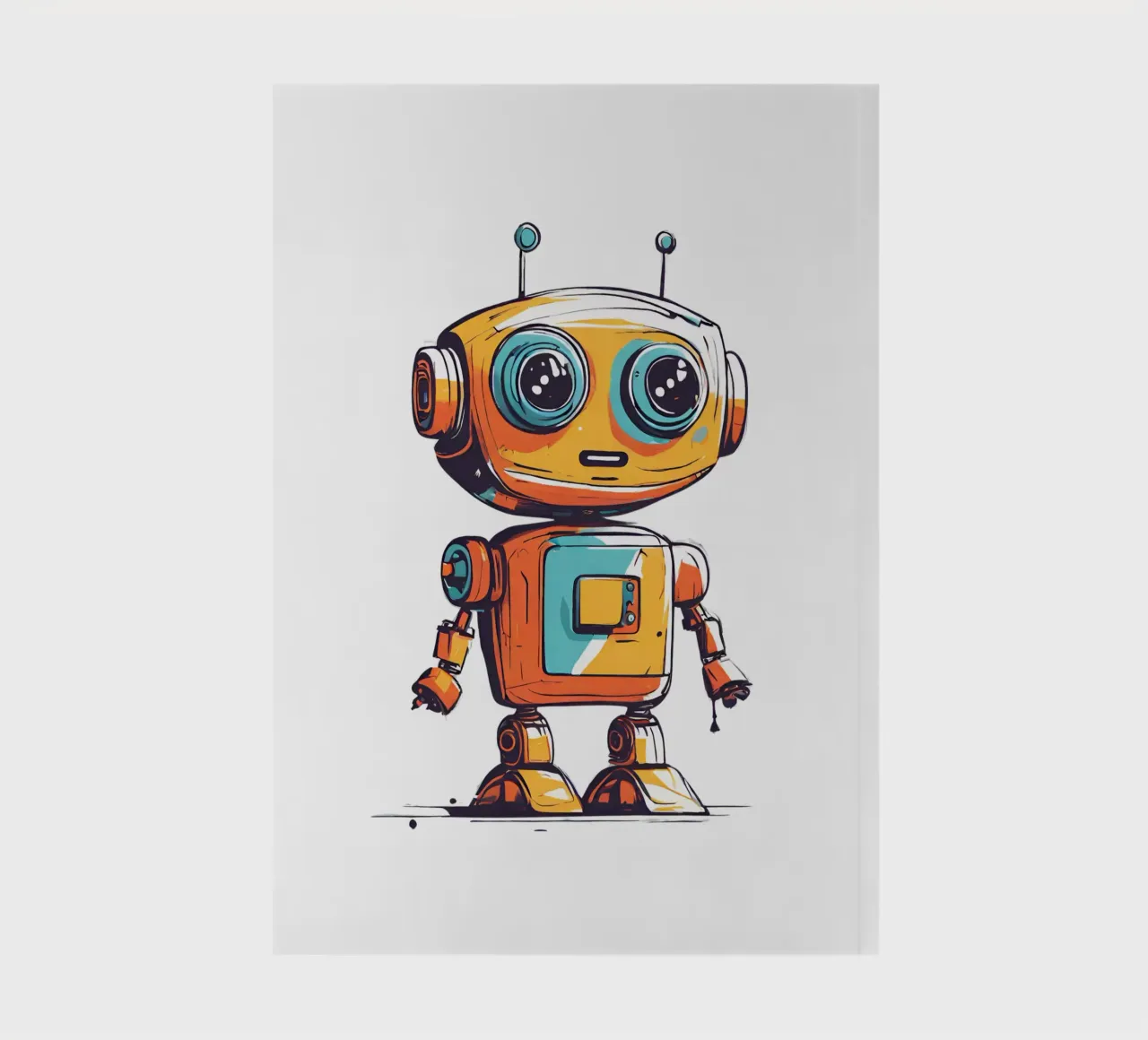 Ptit-Roboter 3 Notizbuch von Rezh creations