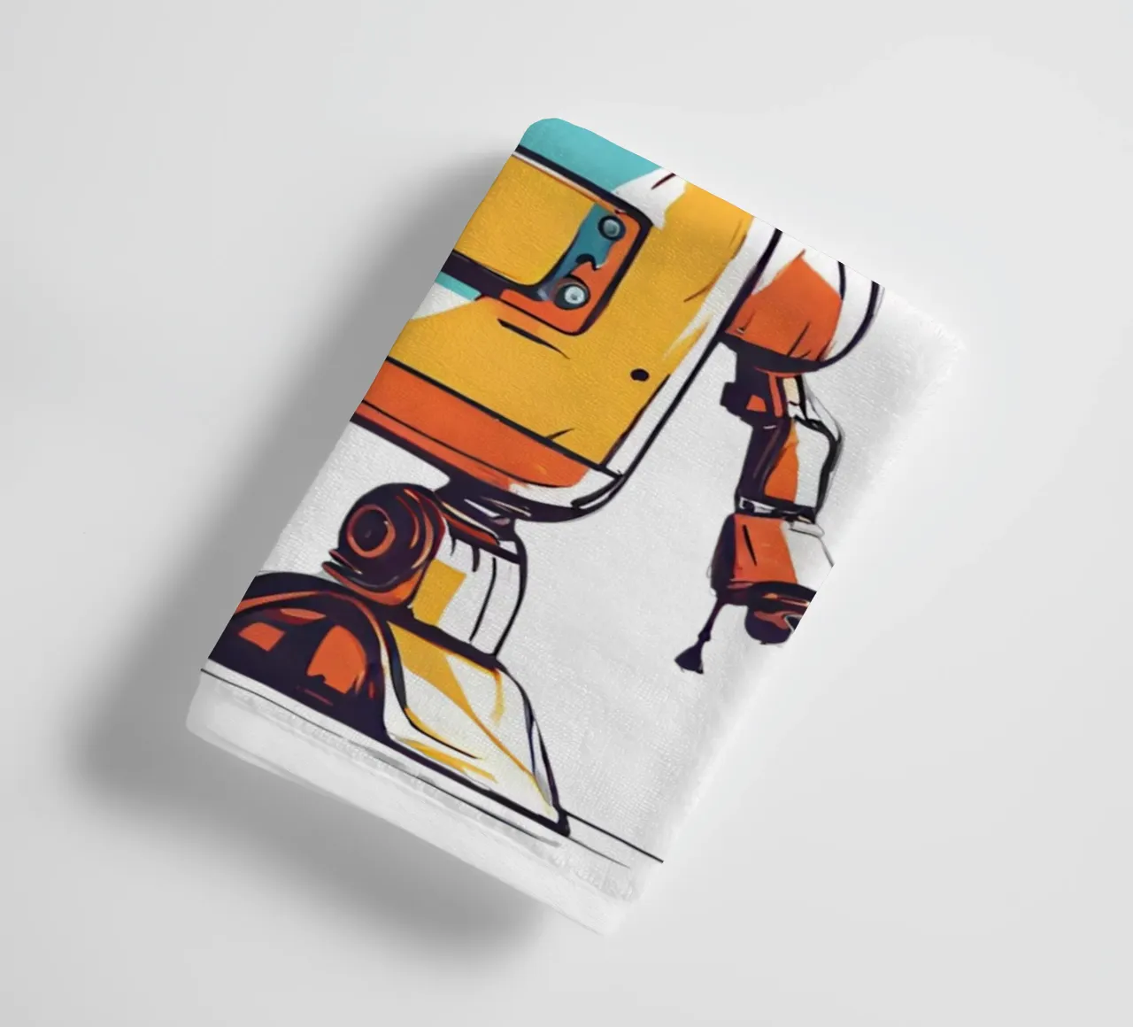 Ptit robot 3 toalla de baño de Rezh creations
