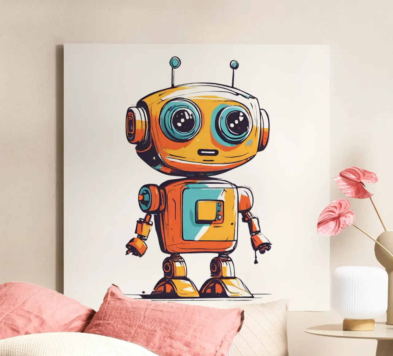 Ptit robot 3 tela da Rezh creations