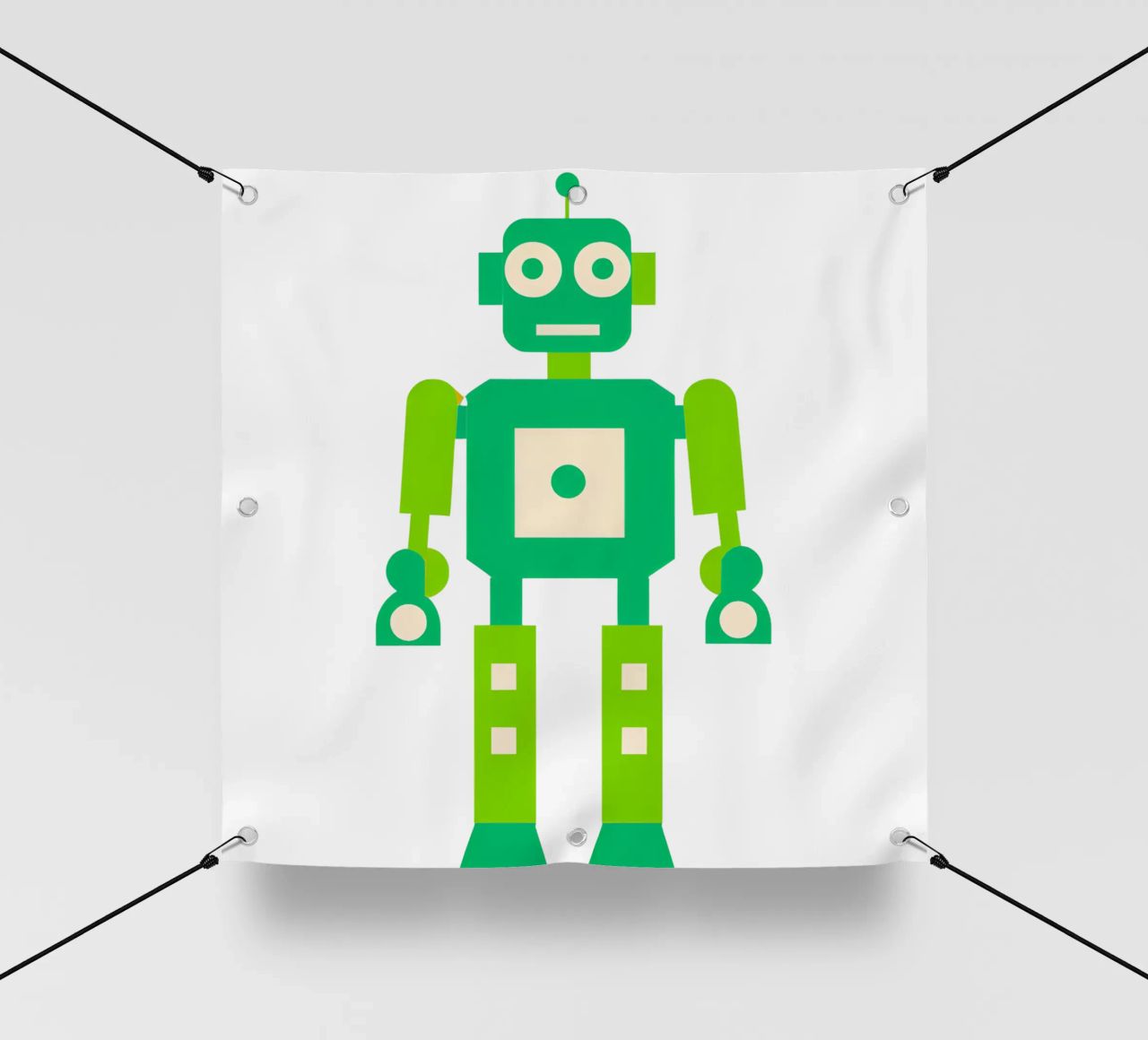 Ptit robot 4 telo in pvc da Rezh creations
