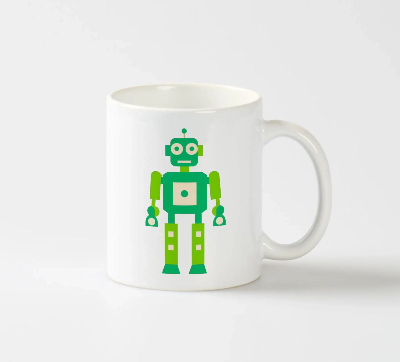 Ptit robot 4 tazza in ceramica da Rezh creations