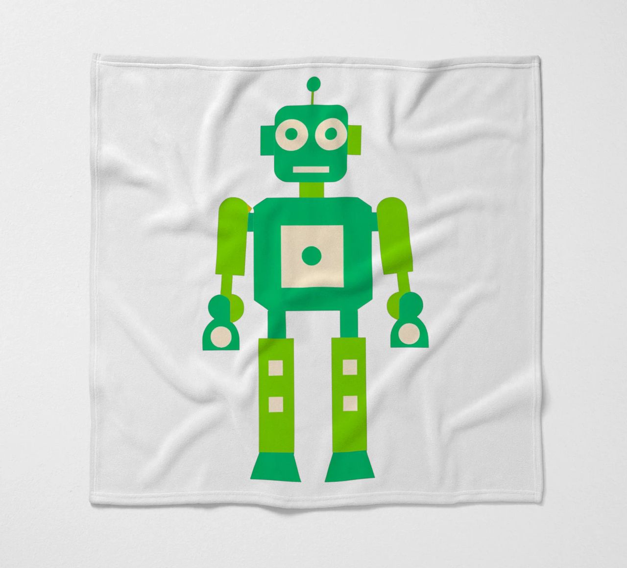 Ptit robot 4 coperta in pile da Rezh creations