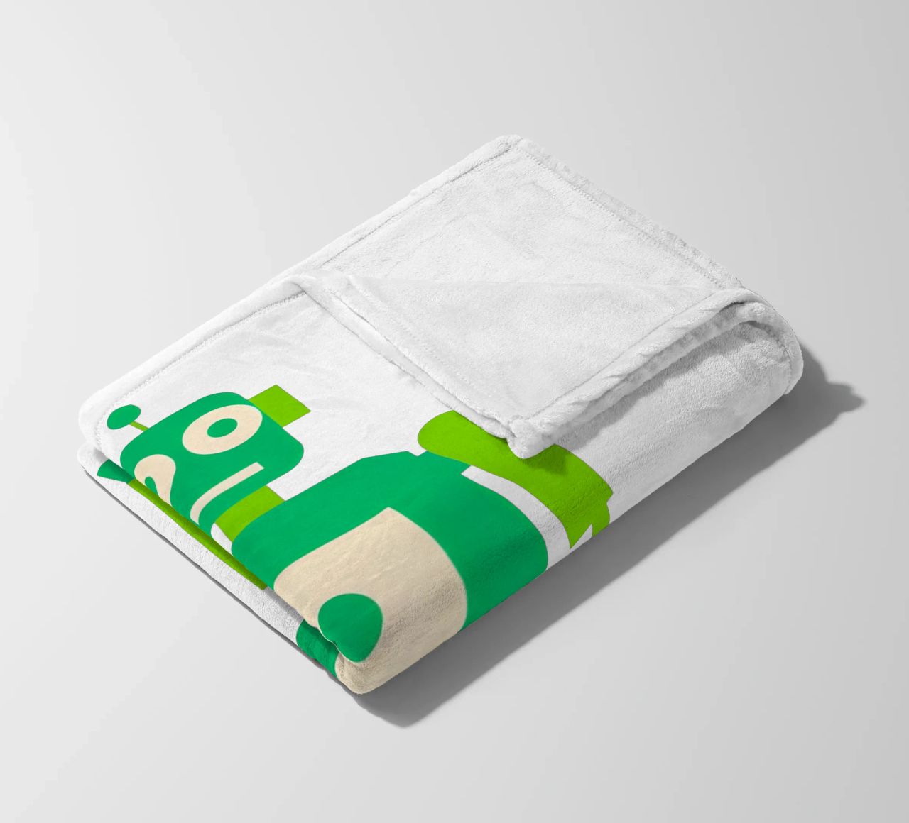 Ptit robot 4 coperta in pile da Rezh creations